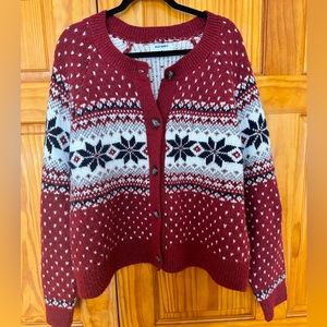 Fair Isle Holiday Cardigan